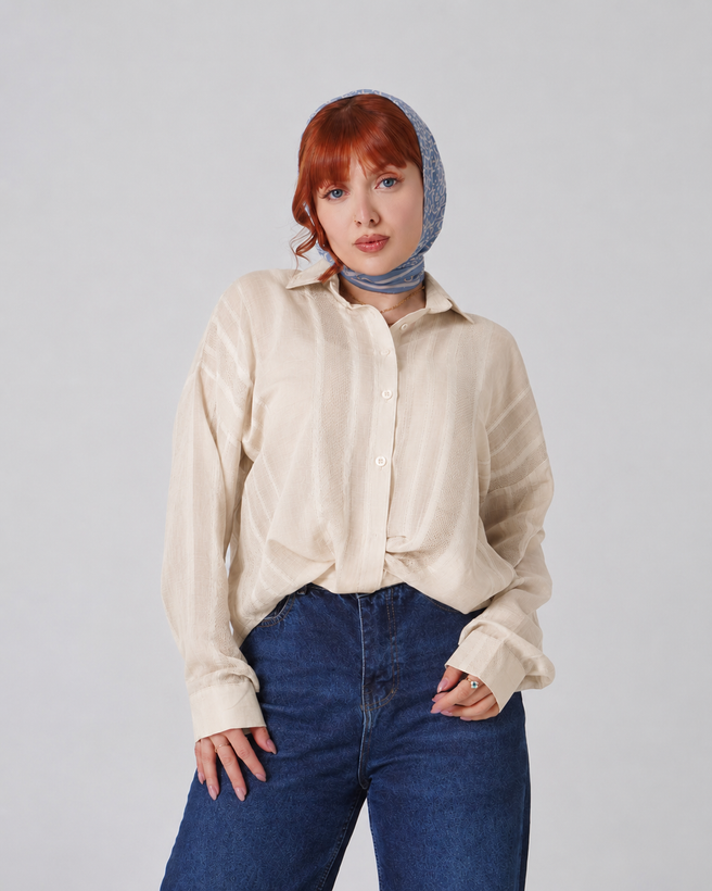شومیز پری شیشه ای مدل سیلا