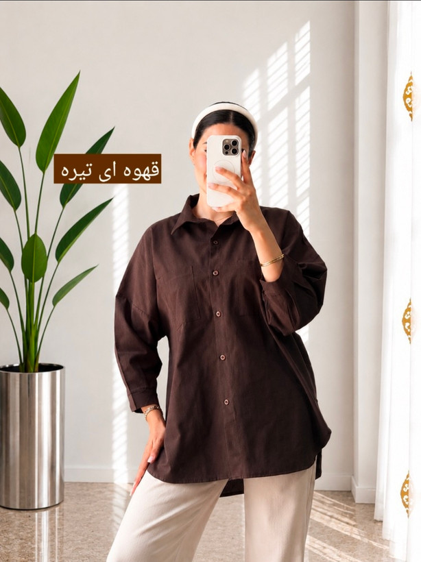 شومیز زنانه طرح کیمونو قد۷۵